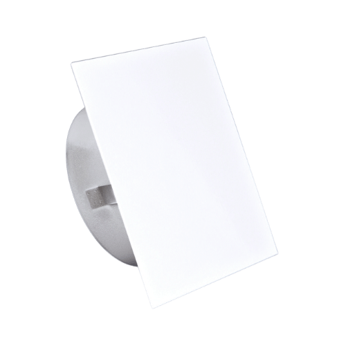 Blinddeckel Quadratisch in weiss, 120 bis 150 mm durchmesser anschluss