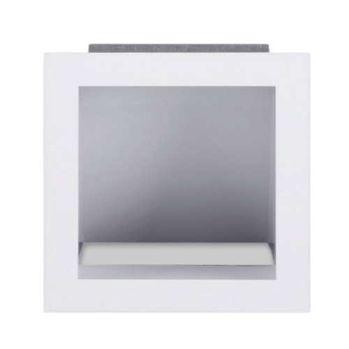 Open Air 6 LL Ventilationsbox mit Luftleitblech ohne Gaze 170 x 170 mm in weiss